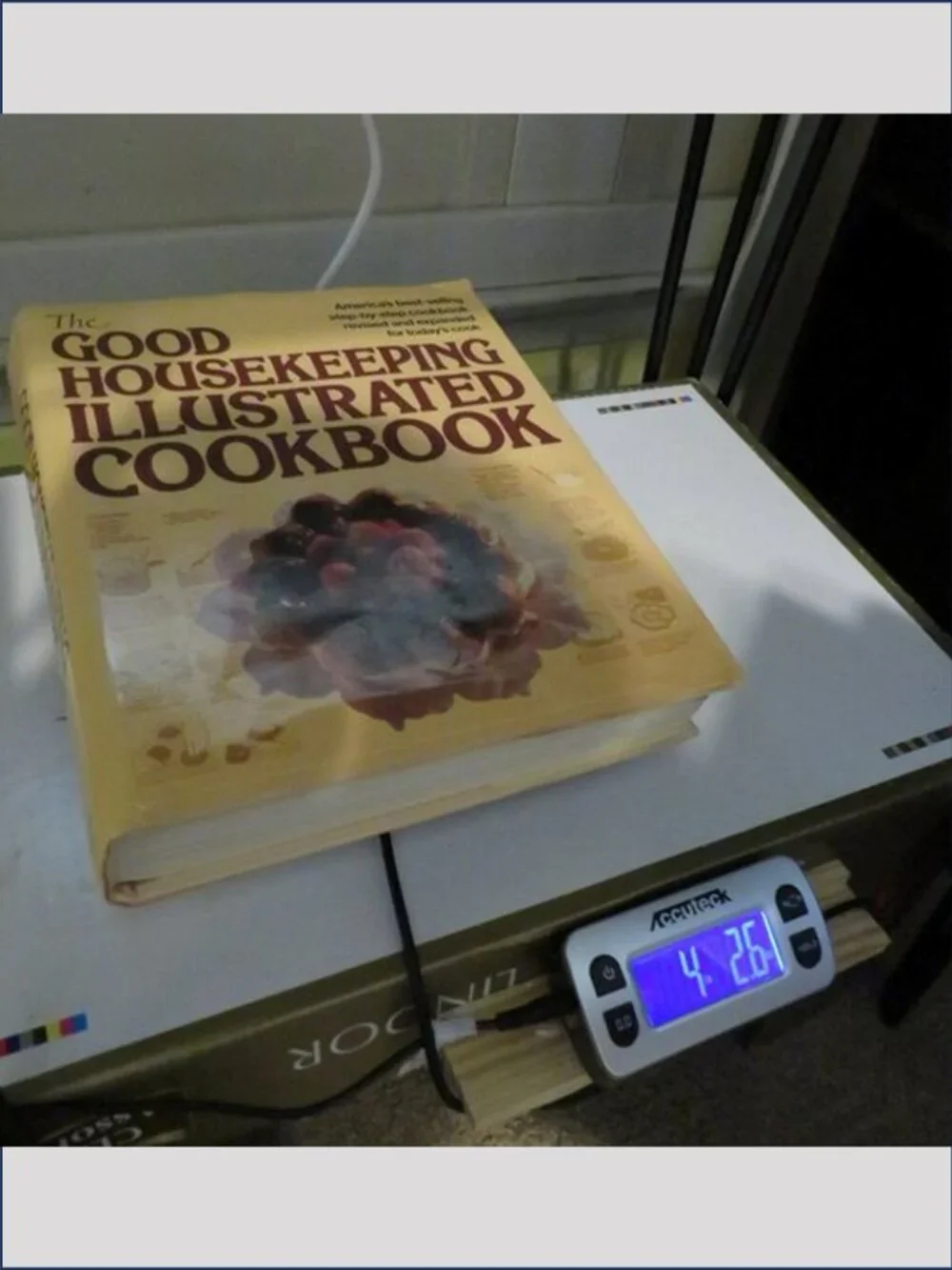 Good housekeeping illustrated cookbook 1989 hardback with jacket